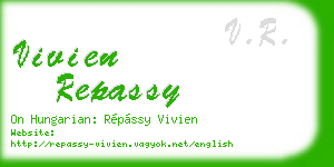 vivien repassy business card